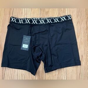 Versace Black Microfiber Stretch Boxer Briefs with Patterned Waistband - Medium